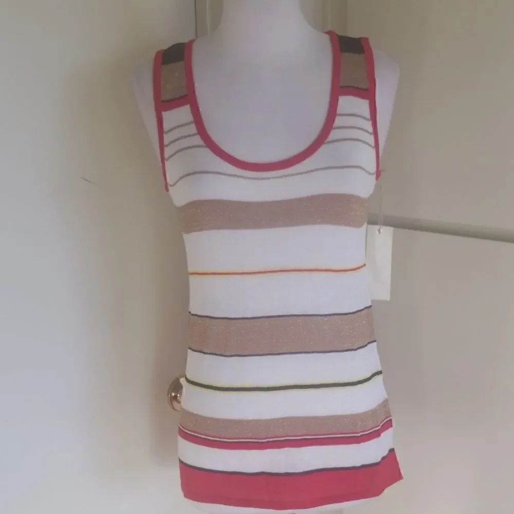 4OUR Dreamers Give Rainn Knit Tank Top, NWT, M
